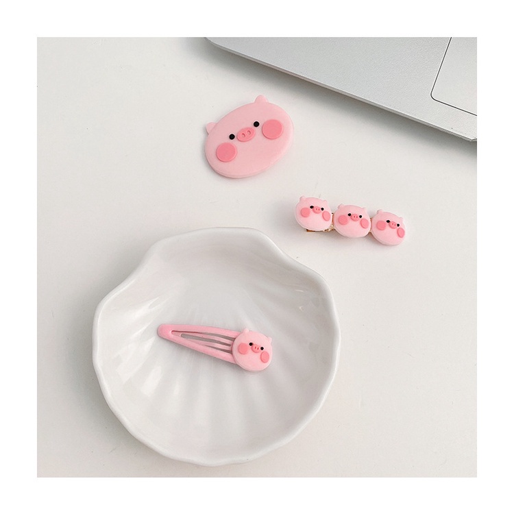 Kẹp Tóc Bằng Nhựa Acrylic Họa Tiết Hoạt Hình Kiểu Hàn Quốc Dễ Thương Cho Bé Gái