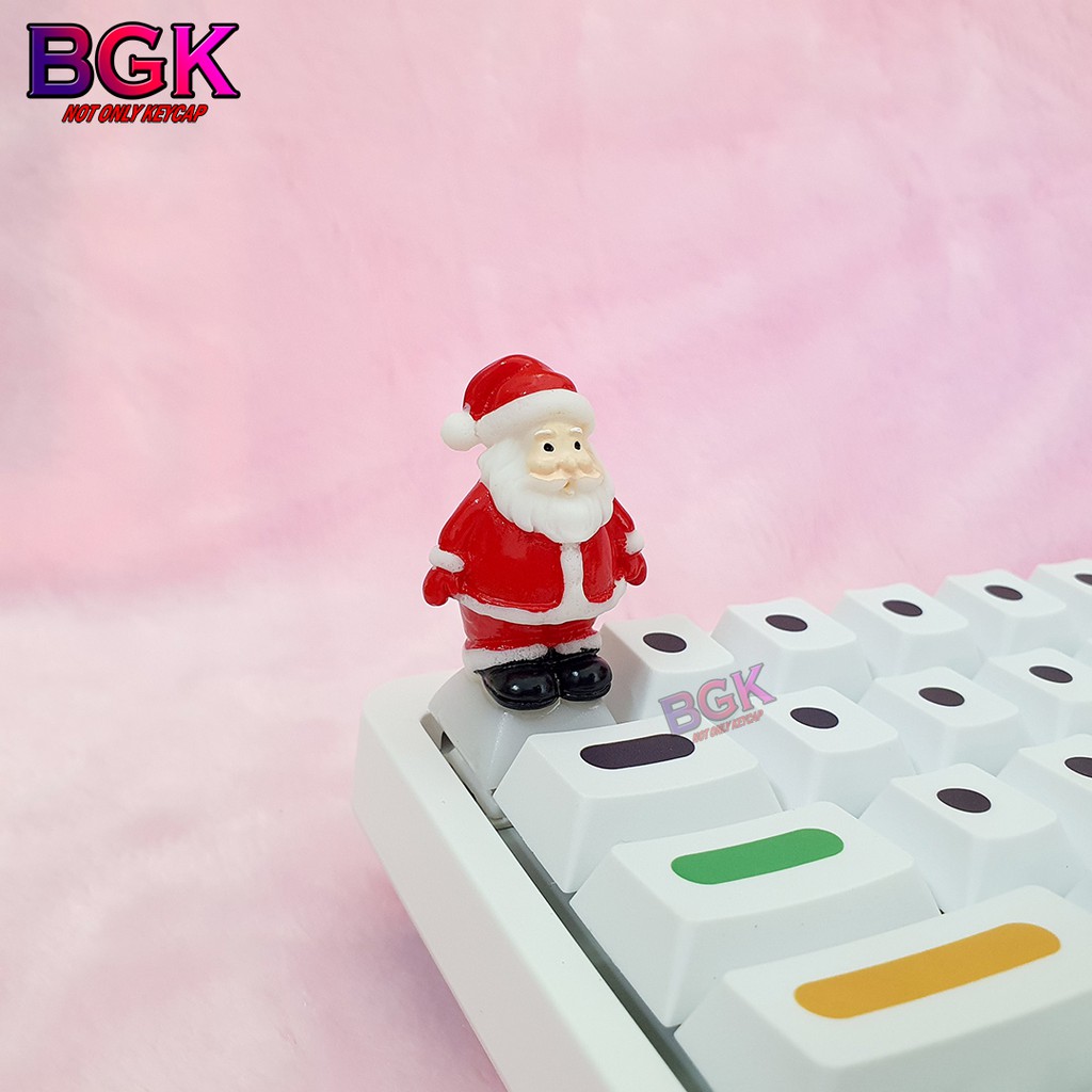 Keycap lẻ hình chủ đề giáng sinh siêu dễ thương Keycap Artisan Christmas Theme