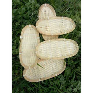 Mẹt tre oval màu trắng