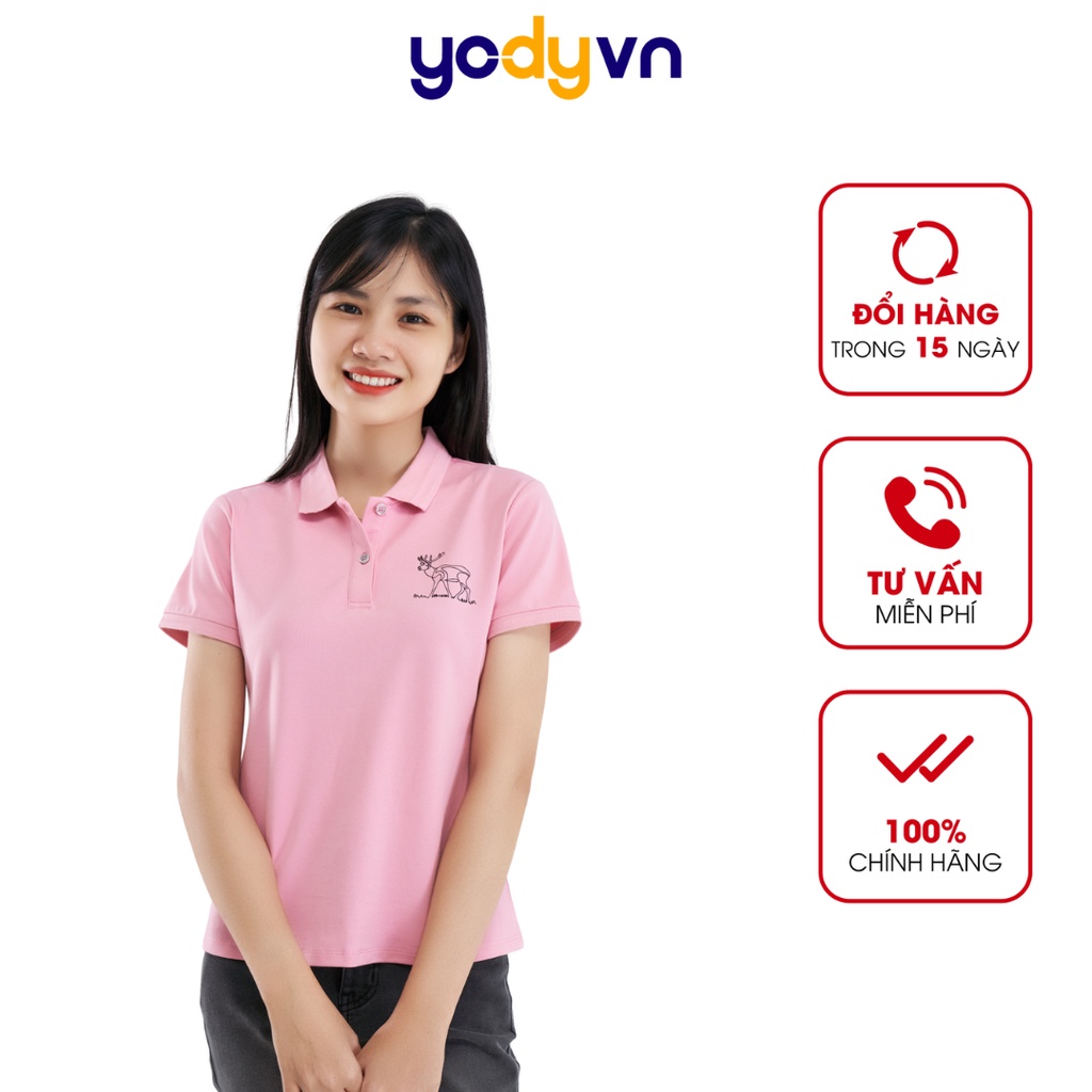 Áo polo nữ Yody airmax mềm mịn thoáng mát thấm hút tốt APN4146