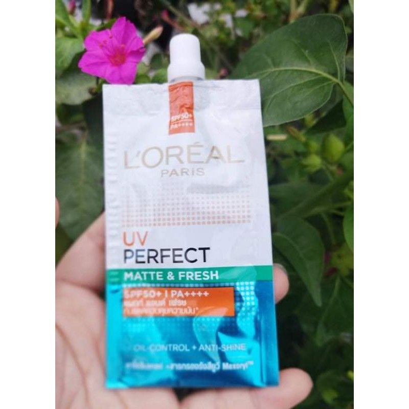 (Mẫu Mới) Kem Chống Nắng Loreal Kiềm Dầu Thoáng Mịn Da 15ml