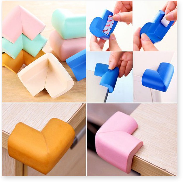 Combo 08 Miếng Bọt Biển Bọc Cạnh Góc Bàn