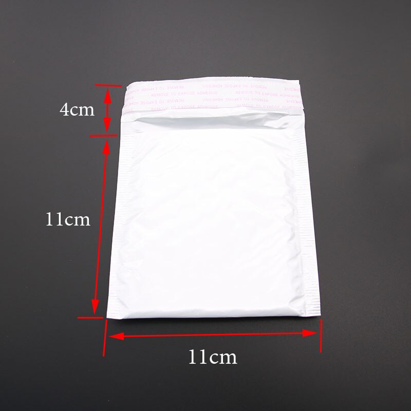 Set 50 Túi Bong Bóng Trắng Siêu Nhẹ Chống Sốc Chống Nước 11x11cm + 4cm