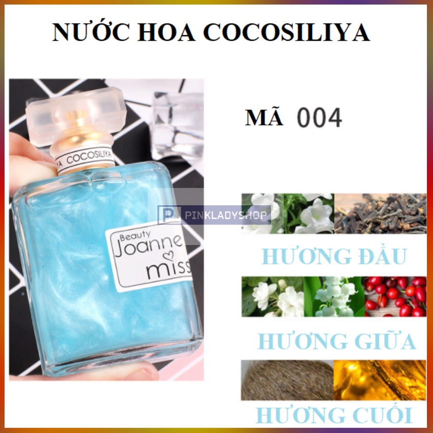 Nước Hoa Beauty Joanne Miss Nhũ Xanh Nhạt 50ml/Chai (004) Lưu Hương Thơm Ngát