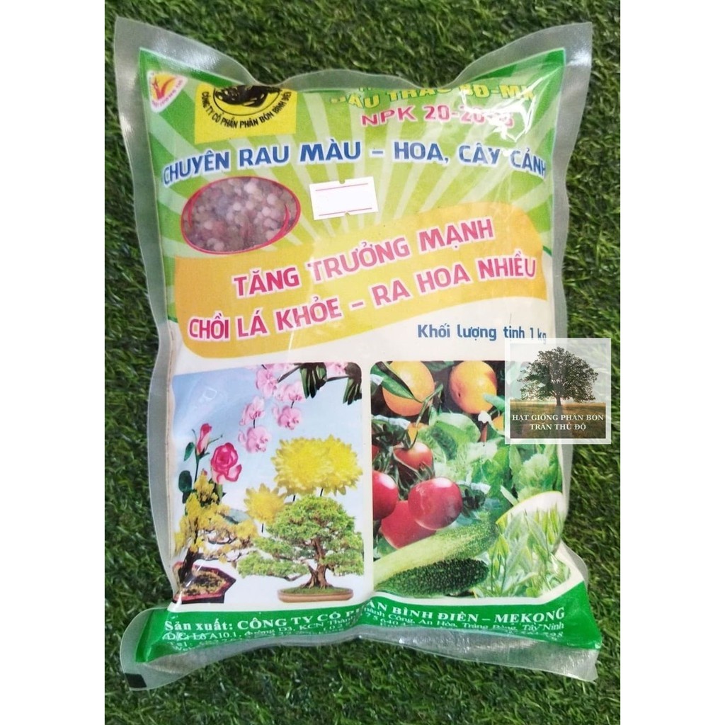Phân Đầu Trâu NPK 20-20-15 bao 1kg