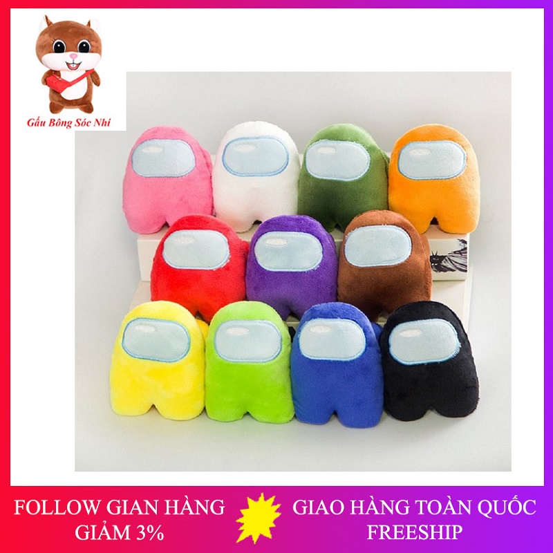 Gấu bông Among us 20cm xinh xắn