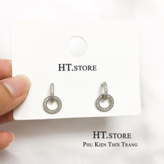 Khuyên tai 2 vong tròn