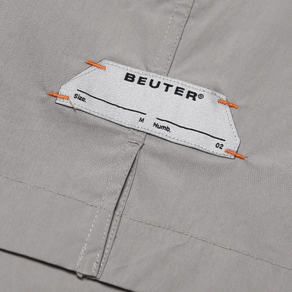 Áo Sơ Mi Khóa Zip Beuter Fossil Boxy Zip Shirt