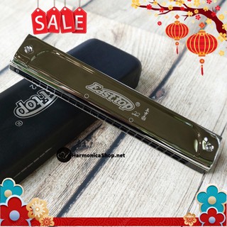 Kèn Harmonica EASTTOP TREMOLO T22 SILVER - KEY OF C