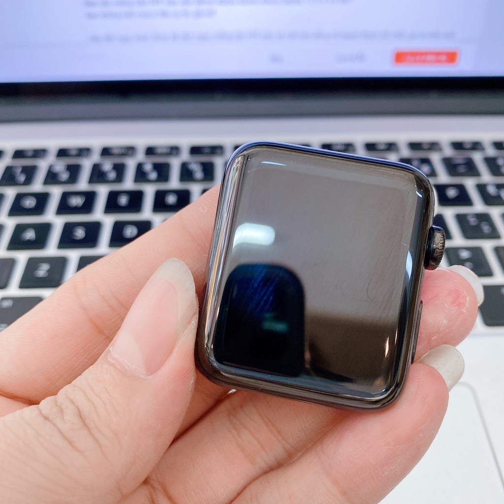 Miếng dán mặt kính đồng hồ Apple Watch Series 1 2 3 4 5 6 SE - Dán PPF tràn viền 38mm 40mm 42mm 44mm