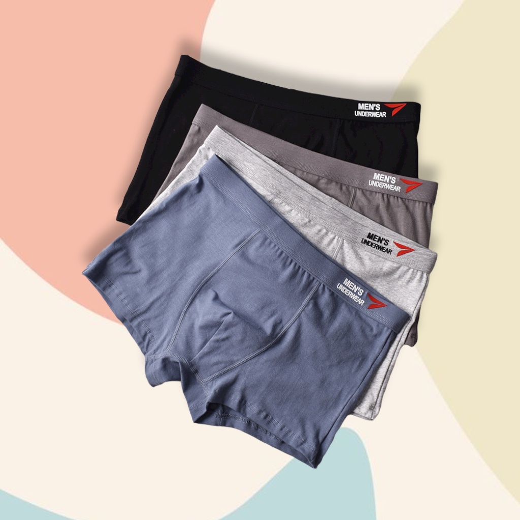 Quần lót nam boxer sịp đùi nam cotton X5 chất dày dặn mát thấm hút mồ hôi thiết kế thời trang