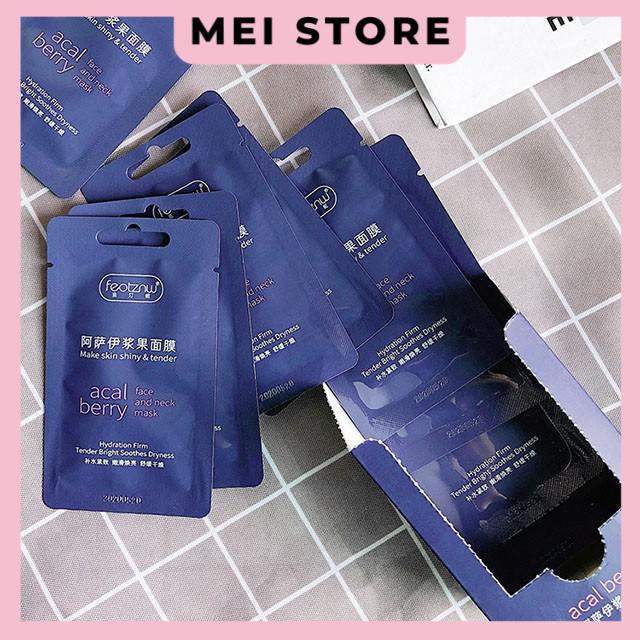Mặt Nạ Ngủ Acal Berry Feotznw Dưỡng Ẩm Làm Săn Chắc Da Dạng Gói 7ml