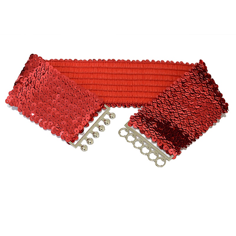 Thắt Lưng Đính Sequin Co Giãn Thời Trang Cho Nữ