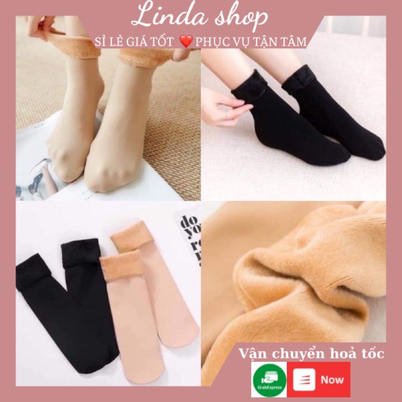 tất lót lông siêu ấm