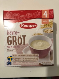 Bột ăn dặm Semper Nga