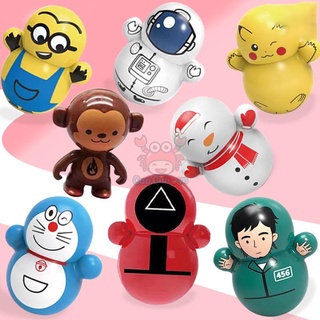 Lật Đật Mini Squid Game,Doremon dễ thương cho bé(Squid game,doremon,phi hành gia)