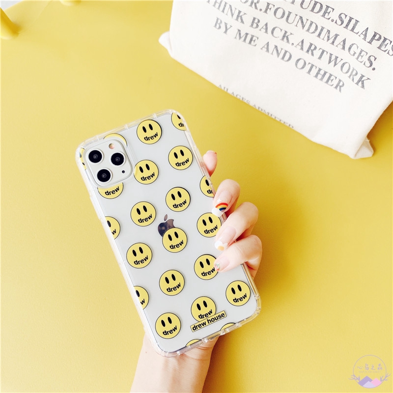 Ốp lưng iphone Trong Suốt Justin Bieber Drew House Cho Iphone 12 Pro Max Xs Xr 7 8 Plus 11 Pro MaxAW3