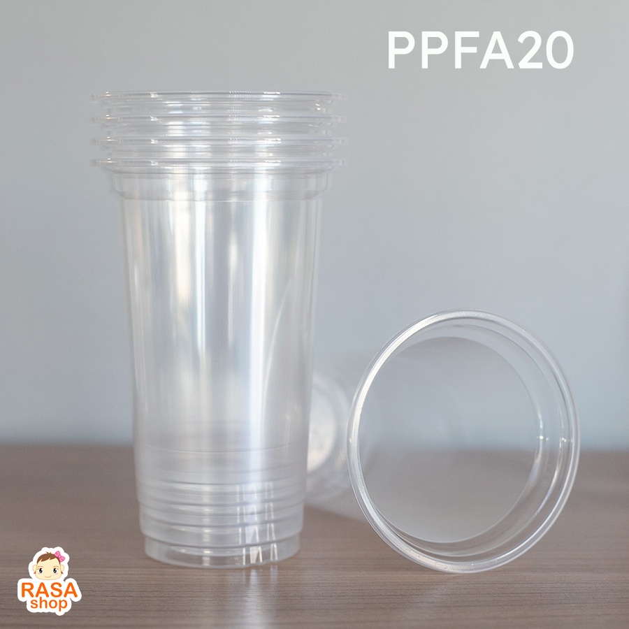 [PPFA20-1001] Chiều rộng miệng kính PP 20oz (20oz) 95 Mm. 100 tờ (Có tùy chọn nắp bên trong)