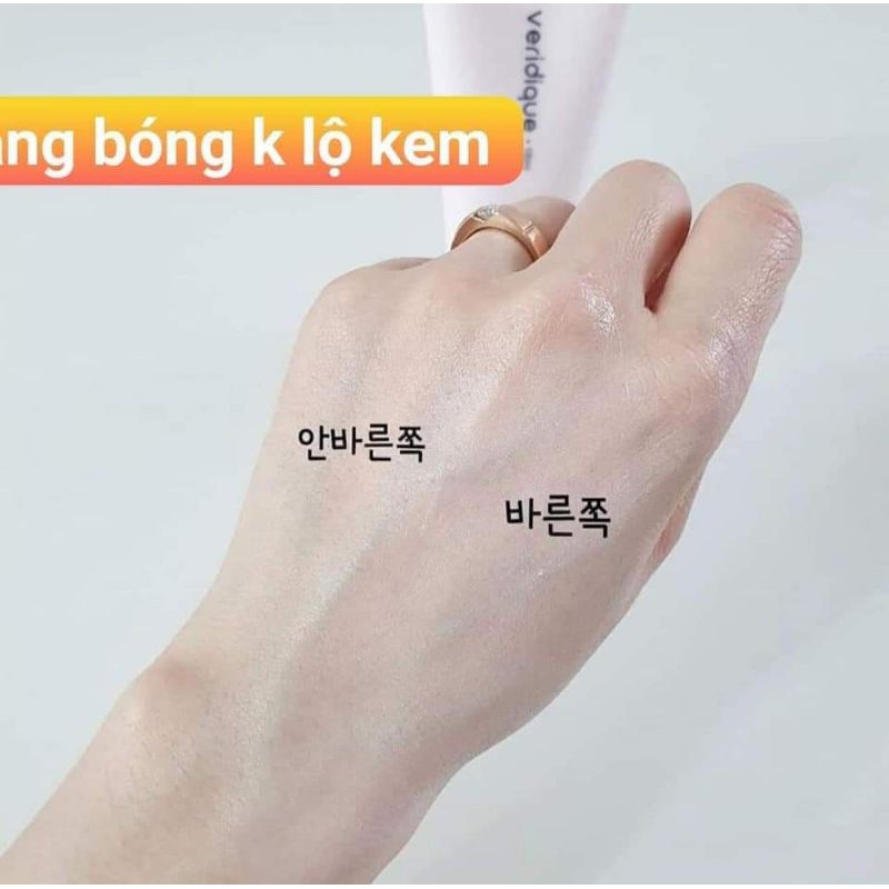 Kem nâng tone hoa hồng đan mạch Veridique Rose Berry Tone Up Cream