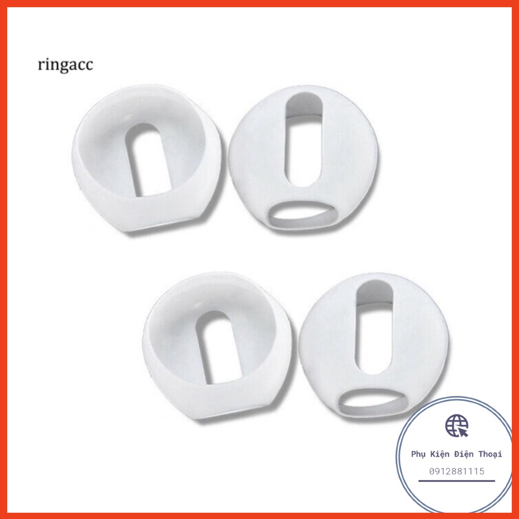 🍀 Bộ 2 Cặp Nút Đệm Tai Bằng Silicon Chống Trơn Trượt , chống bẩn Cho Tai Nghe Airpods 1 2 i11, i12... ⚡Phụ Kiện Điện Th