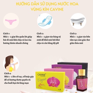Nước hoa vùng kín cavine 8ml