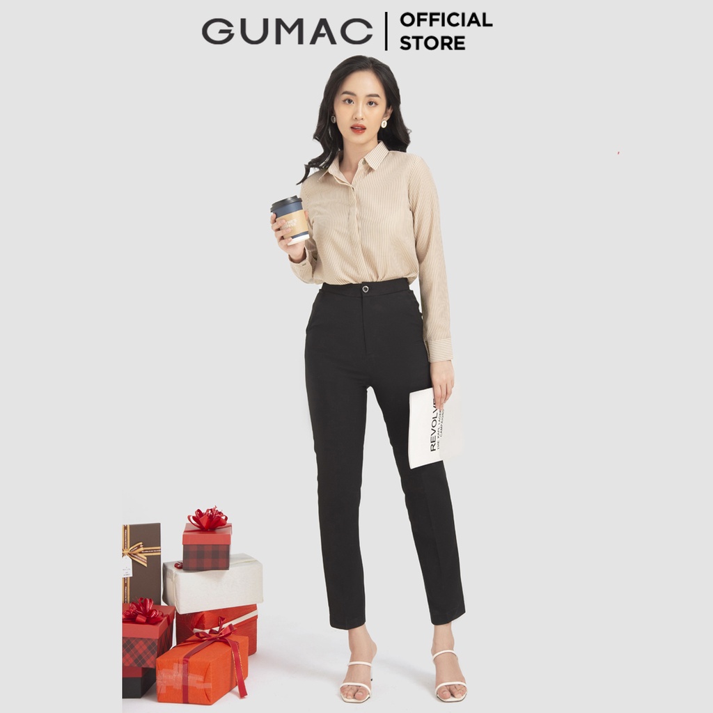 Áo sơ mi giấu nút AB12002 GUMAC | BigBuy360 - bigbuy360.vn