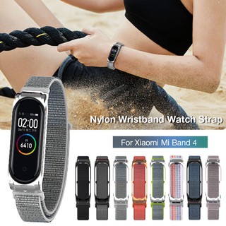 Dây đeo thay thế bằng nylon dành cho vòng tay Xiaomi Mi Band 3 4 Bracelet