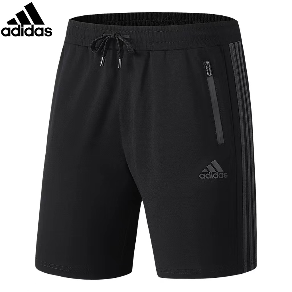 Quần ngắn thể thao Adidas vải cotton dây rút thời trang cho nam
