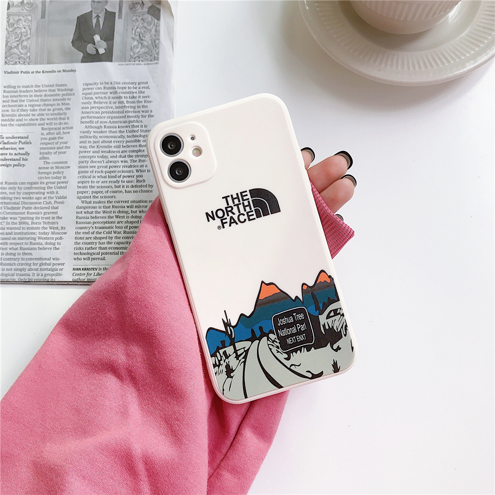 Ốp điện thoại dẻo in chữ The North Face cho iPhone 13 11 12Mini / Pro / Max / X XR Xs Max | WebRaoVat - webraovat.net.vn