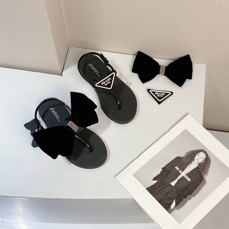 Sandal prada kẹp