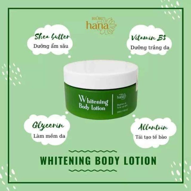 Kem Body - Whitening body lotion RIORI HANA