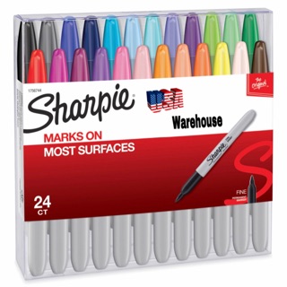 Set 24 bút lông đủ màu Sharpie USA đầu Fine