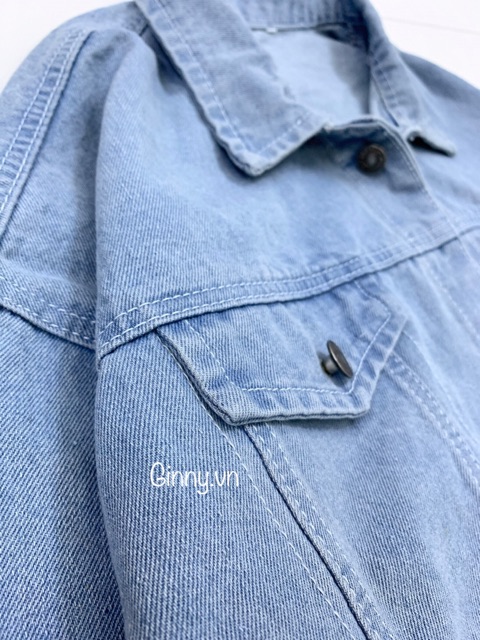 [SALE SỐC]_ ÁO KHOÁC JEAN TRƠN BASIC (hình thật,có sẵn) | BigBuy360 - bigbuy360.vn