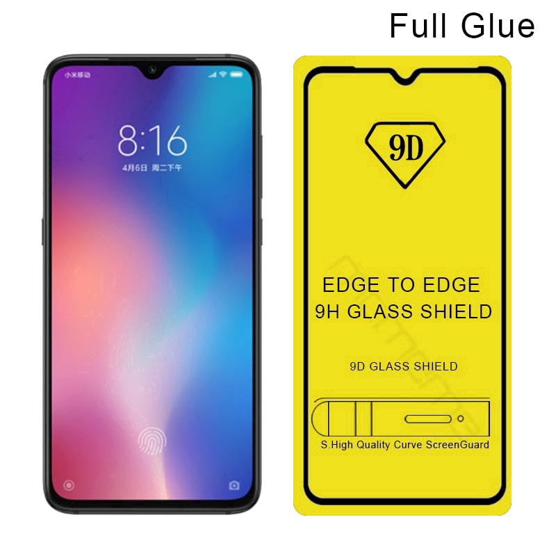 Kính cường lực 9D bảo vệ toàn màn hình cho Xiaomi Mi 14 13 13T 12T 12 11 Lite 11T 10T 9 8 SE Mi 9SE 8SE 9T Pro