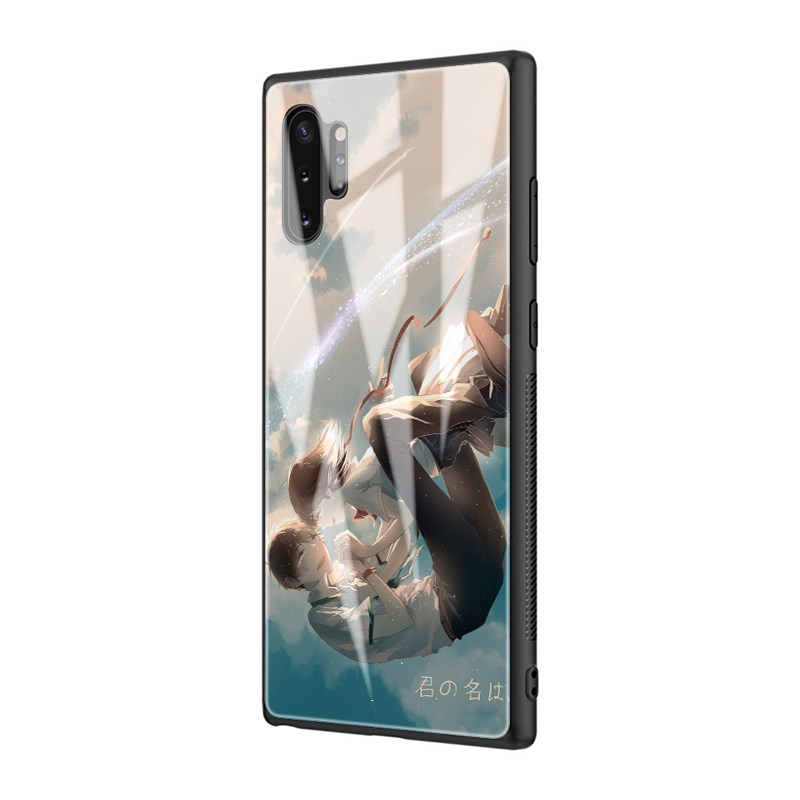 Ốp Lưng Kính Cường Lực In Hình Anime Your Name Cho Redmi Note 5 6 7 8 8t 9 Pro Max 4x 6a 8 8a B28