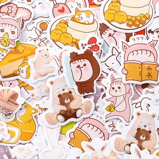 Set 45 hình dán sticker decal trang trí