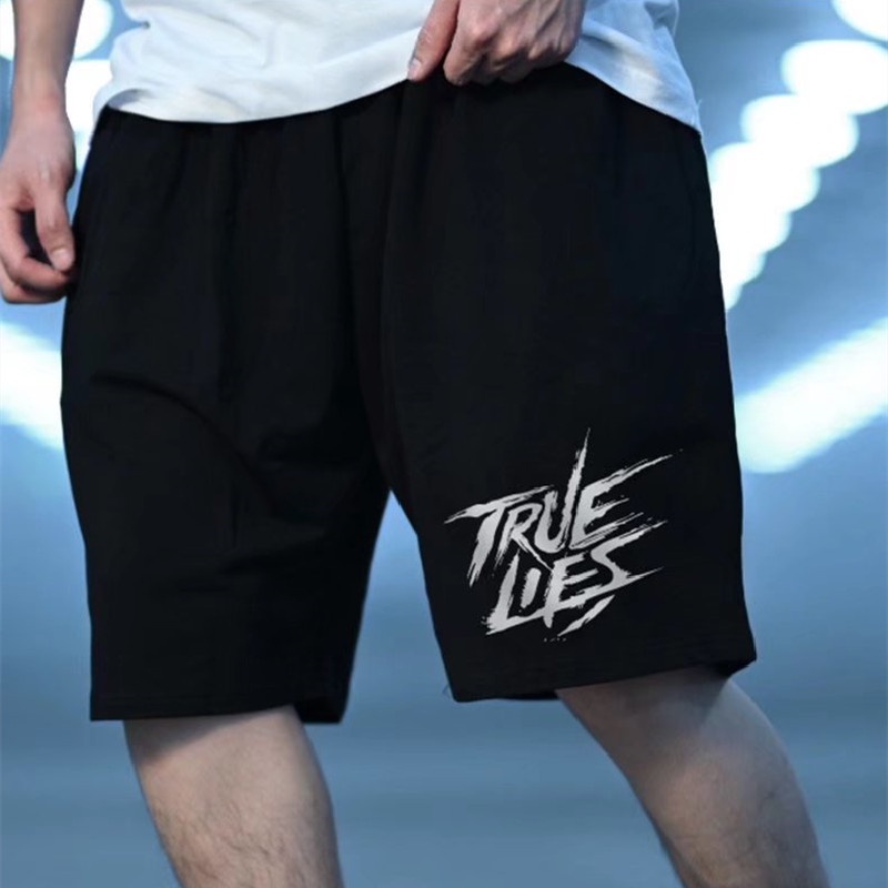 Quần Short Thể Thao Dáng Rộng In Họa Tiết Hoạt Hình Phong Cách Hàn Quốc Size M-8XL Thời Trang Cho Nam