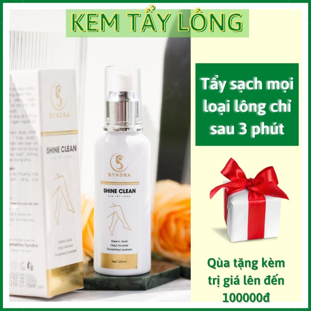 Kem tẩy lông Shine Clean thuốc triệt lông tay chân nách bẹn bikini sau 3 phút