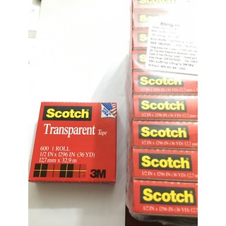 Băng dính 3M Scotch 600 3/4 in