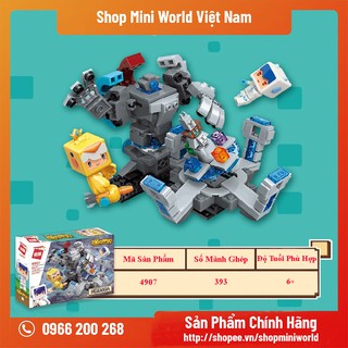 Lego Mini World Chiến Đấu Với Boss Tượng Cổ [Mã Lego 4907, 393 Chi Tiết]