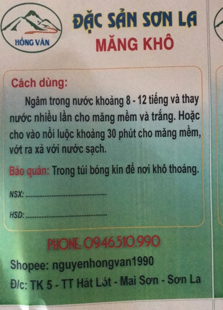 Măng xé sợi loại to siêu ngon 1kg