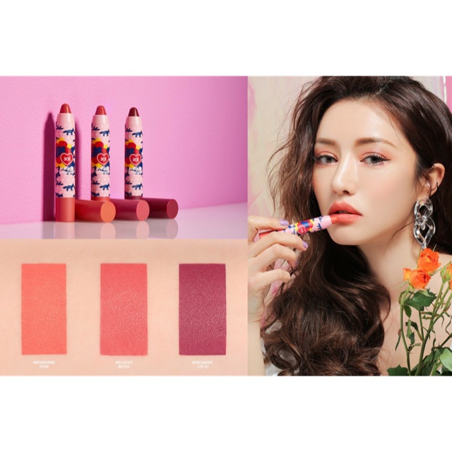 Son bút chì 3ce Maison Kitsune Velvet Lip Crayon