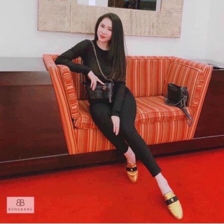 Quần legging nữ 💖freeship💖 quần legging cạp cao kèm túi zip xinh xắn dễ thương