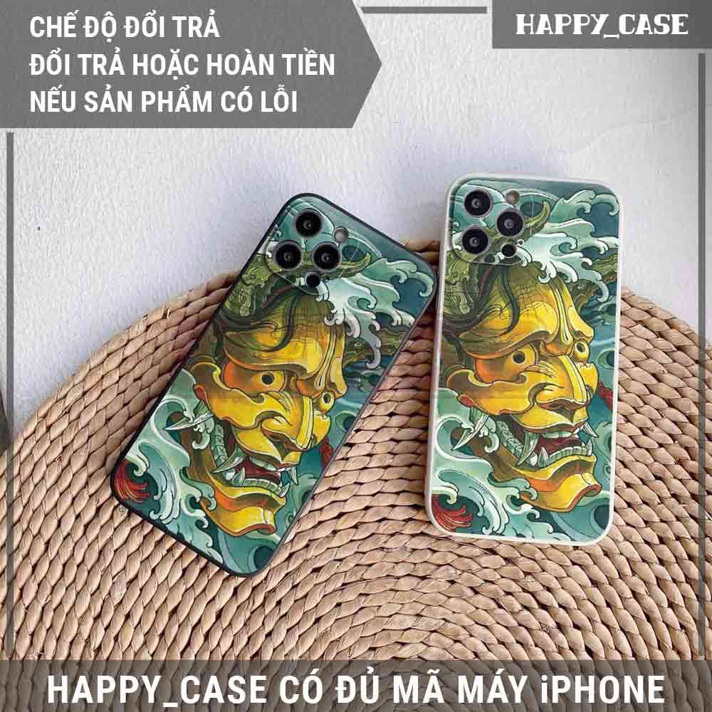 Ốp iPhone NB477 Hình Quỷ Nhật Bản Chống Sốc iPhone Happy Case