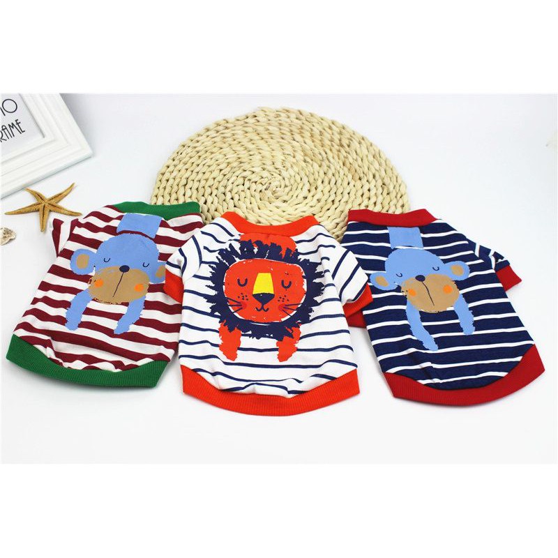 Bộ đồ cho thú cưng họa tiết sọc ngang