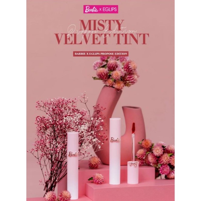 Son Kem Li Len Mau Chuẩn Mịn Mượt Như Nhung Eglips Misty Velvet Tint 4 3g Eglips X Barbie Shopee Việt Nam