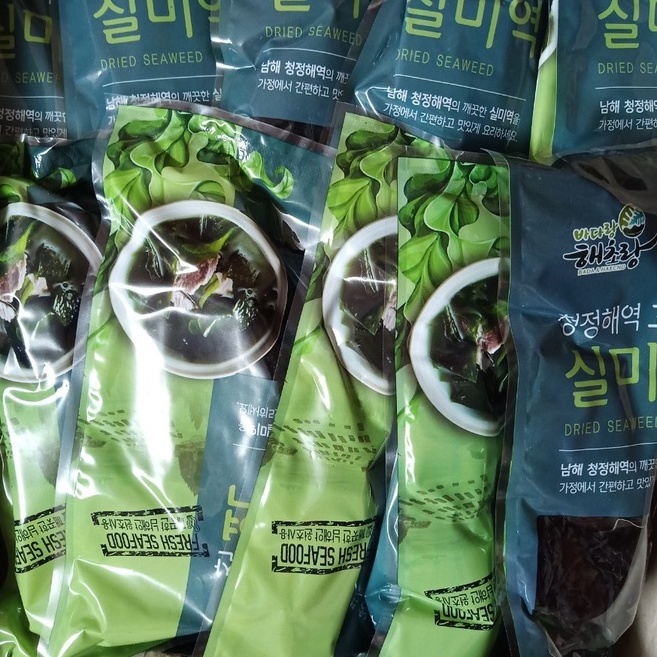 Rong biển khô nấu canh(sỉ thùng 40 gói) WAKAME Hàn Quốc 50g/gói AnKanFood