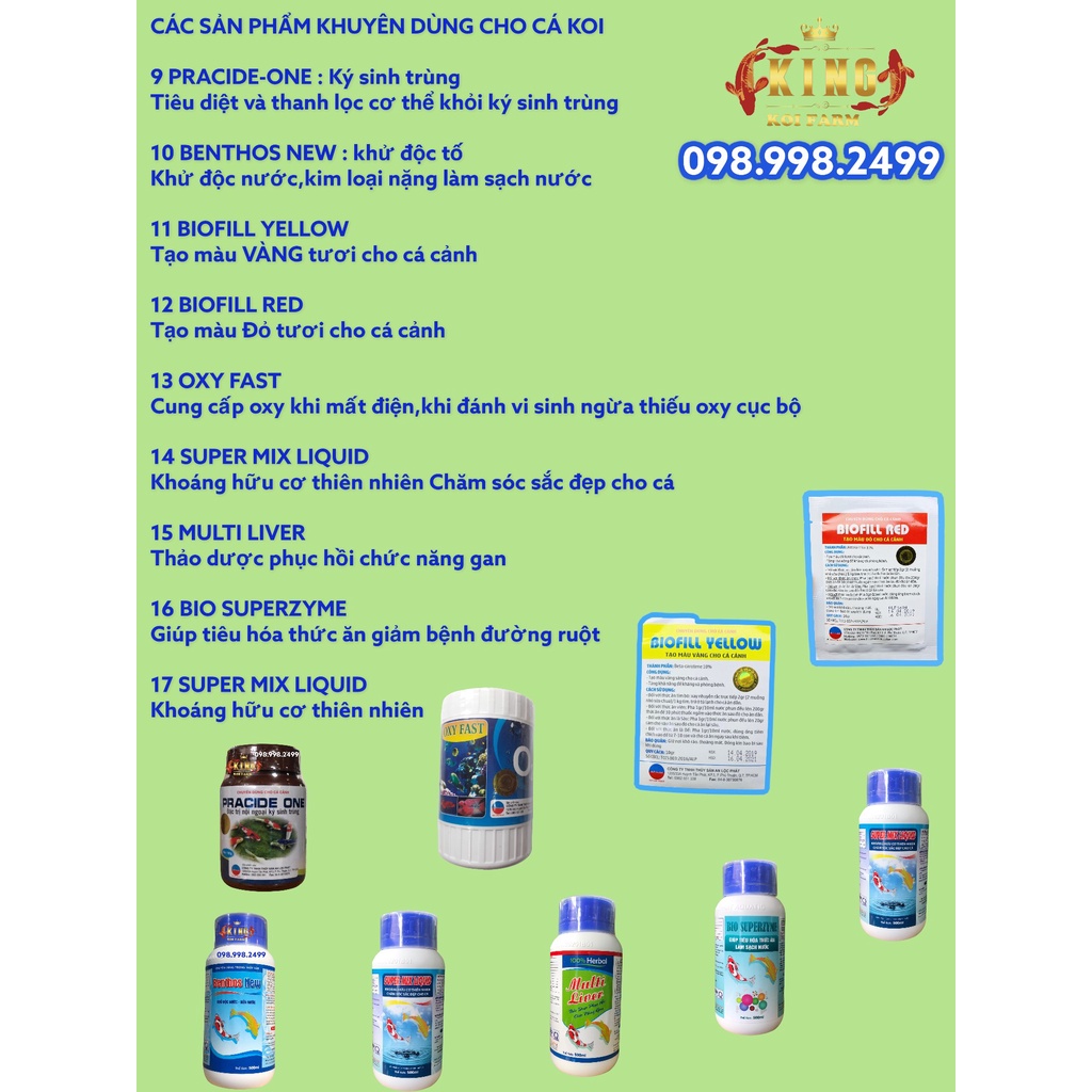 Men vi sinh Dream Pro Chế phẩm xử lý nước cho hồ cá 500ML_1000ML