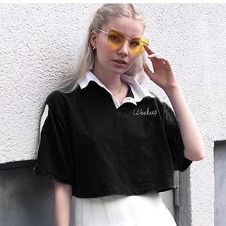 Áo croptop polo