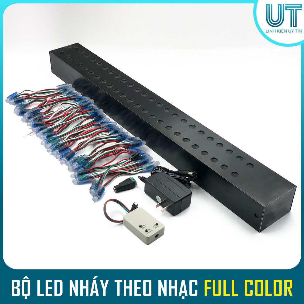 Bộ Nháy Theo Nhạc Led full 1903 2 Cột, Đèn Nháy Theo Nhạc Full Hiệu Ứng 2020